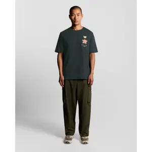 T-Shirt Lyle & Scott Rose et Couronne image-2