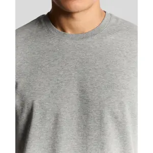 T-Shirt mit Logo aus Mesh Lyle & Scott image-4