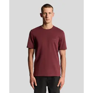 T-Shirt mit Logo aus Mesh Lyle & Scott image-1