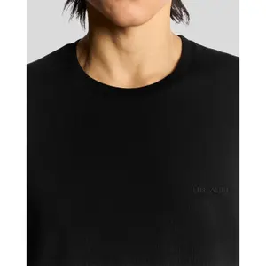 T-Shirt mit Logo aus Mesh Lyle & Scott image-4