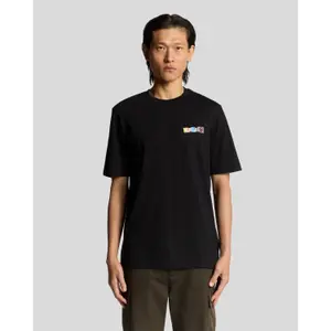 T-Shirt Lyle & Scott Paper Letters Graphic image-1