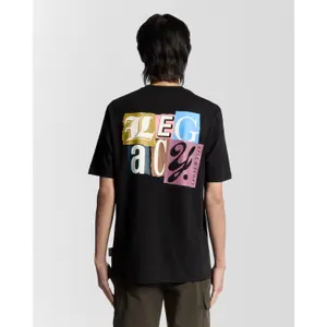 T-Shirt Lyle & Scott Paper Letters Graphic image-3