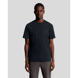 T-Shirt mit gummiertem Logo Lyle & Scott image-1