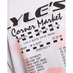 T-shirt Lyle & Scott Receipt Graphic image-6
