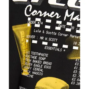 Koszulka Lyle & Scott Receipt Graphic image-5