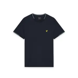 T-shirt με λεπτές άκρες Lyle & Scott image-0