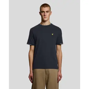 T-shirt με λεπτές άκρες Lyle & Scott image-1