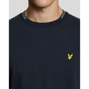 T-shirt με λεπτές άκρες Lyle & Scott image-4