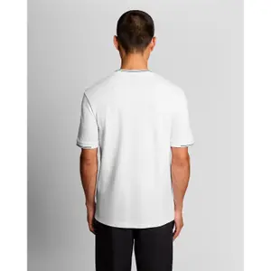 T-shirt με λεπτές άκρες Lyle & Scott image-3