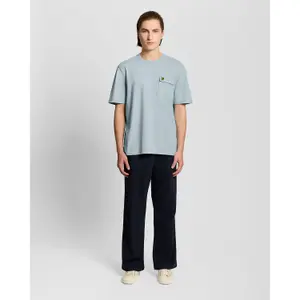 T-shirt met zak Lyle & Scott image-3