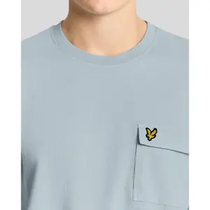 T-shirt met zak Lyle & Scott image-4