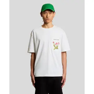 Camiseta bordada con motivos Lyle & Scott image-1