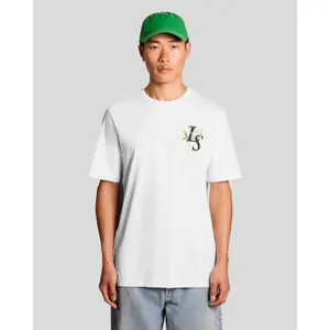T-shirt Lyle & Scott Dandelion Script Graphic image-1