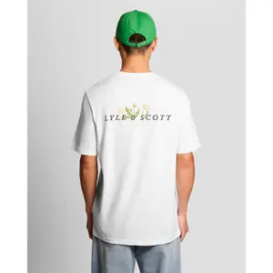 T-shirt Lyle & Scott Dandelion Script Graphic image-3