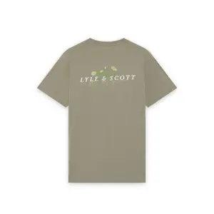 T-shirt Lyle & Scott Dandelion Script Graphic image-1