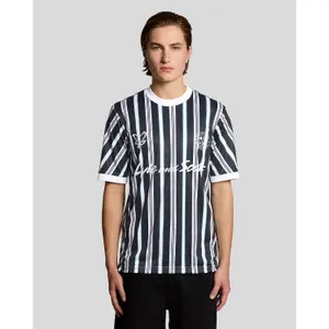 T-shirt Lyle & Scott Prep Stripe Football image-1