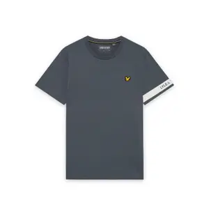 Αθλητικό μπλουζάκι επώνυμης μάρκας Lyle & Scott image-0