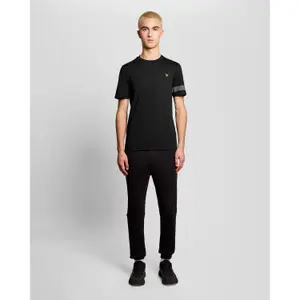 Αθλητικό μπλουζάκι επώνυμης μάρκας Lyle & Scott image-1