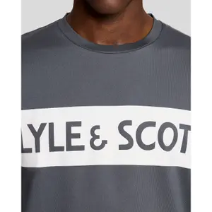 Αθλητικό μπλουζάκι μάρκας Lyle & Scott image-4