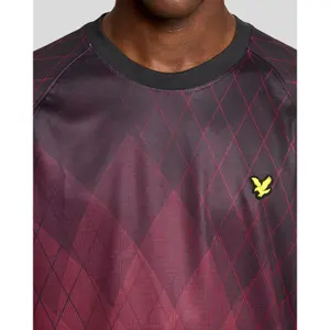 T-shirt met geometrische print Lyle & Scott image-3