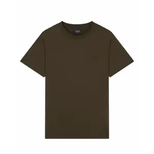Ensfarvet T-shirt i store størrelser Lyle & Scott image-0