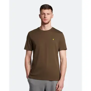 Ensfarvet T-shirt i store størrelser Lyle & Scott image-1