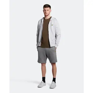 Ensfarvet T-shirt i store størrelser Lyle & Scott image-3