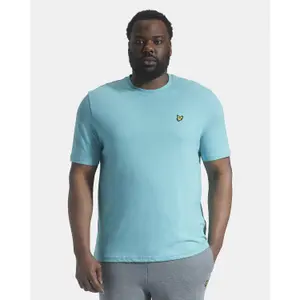 Ensfarvet T-shirt i store størrelser Lyle & Scott image-1