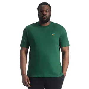 Ensfarvet T-shirt i store størrelser Lyle & Scott image-0