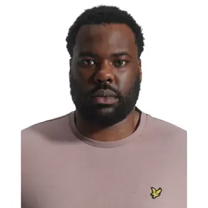 Egyszínű nagy méretű póló Lyle & Scott image-4