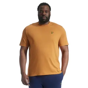 Ensfarvet T-shirt i store størrelser Lyle & Scott image-1