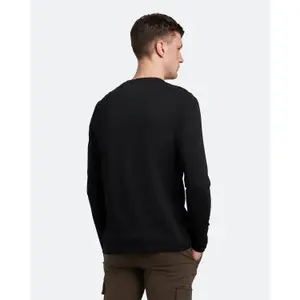 Camiseta lisa de manga larga Lyle & Scott image-3