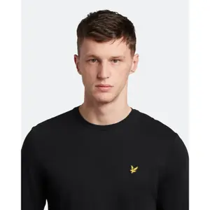 Camiseta lisa de manga larga Lyle & Scott image-4