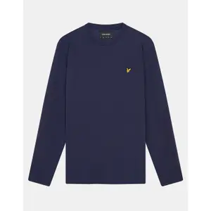 Camiseta lisa de manga larga Lyle & Scott image-0