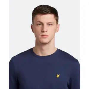 Camiseta lisa de manga larga Lyle & Scott image-4
