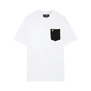 T-shirt com bolsos em contraste Lyle & Scott image-0