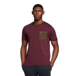 Kontrasztos zsebes póló Lyle & Scott image-1