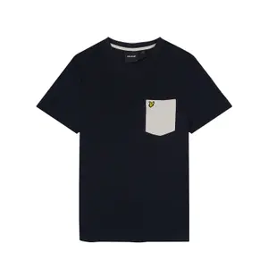 T-Shirt mit kontrastierender Tasche Lyle & Scott image-0