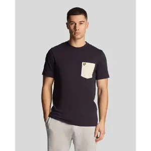 T-Shirt mit kontrastierender Tasche Lyle & Scott image-1