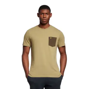 Camiseta con bolsillo de contraste Lyle & Scott image-1