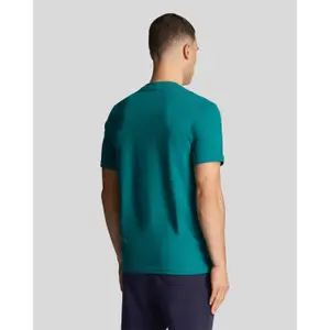 T-Shirt mit kontrastierender Tasche Lyle & Scott image-4