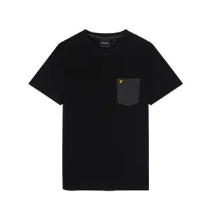 T-Shirt mit kontrastierender Tasche Lyle & Scott image-0