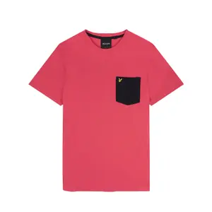 T-Shirt mit kontrastierender Tasche Lyle & Scott image-0