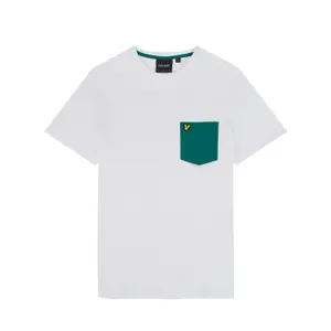 T-Shirt mit kontrastierender Tasche Lyle & Scott image-0