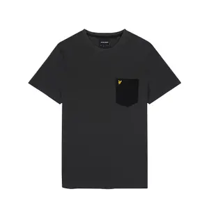 T-Shirt mit kontrastierender Tasche Lyle & Scott image-0