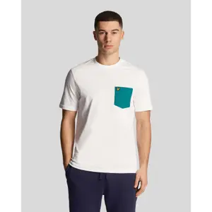 T-Shirt mit kontrastierender Tasche Lyle & Scott image-2