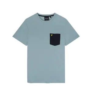 T-shirt med lomme Lyle & Scott Contrast