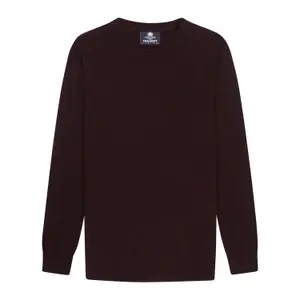 kn921ton-z638-sweatshirt-col-rond-lyle-scott-tonal-eagle-burgundy-marl