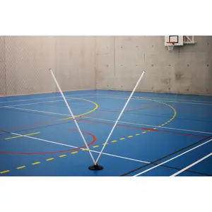 Sprzęt treningowy Gumowa podstawa z 3 otworami i kątem do słupków slalomowych PowerShot image-1