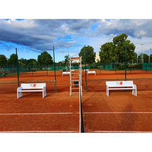 Banco de acero electrogalvanizado a medida Carrington image-1